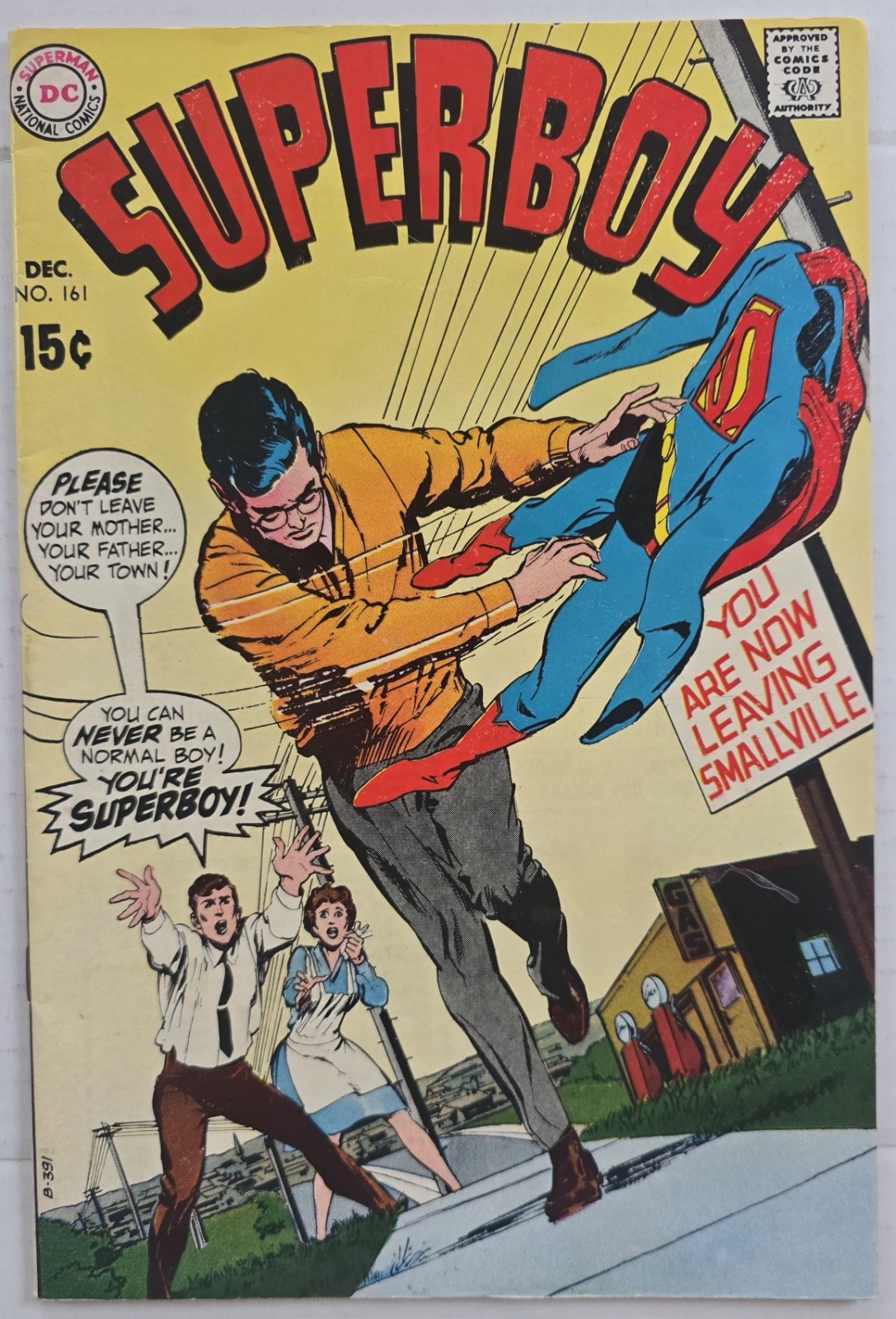 SUPERBOY #161 COMIC BOOK (DC,1969) SILVER AGE