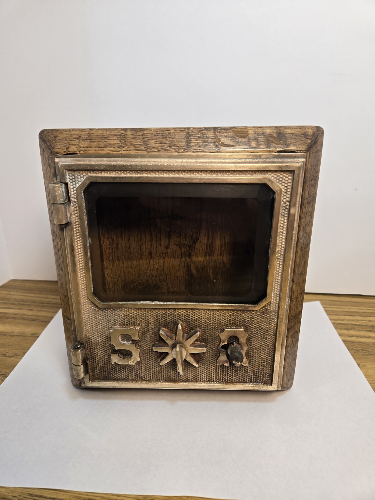 Vtg BRASS Post Office Box Door Bank Postal Originals From The Knothole
