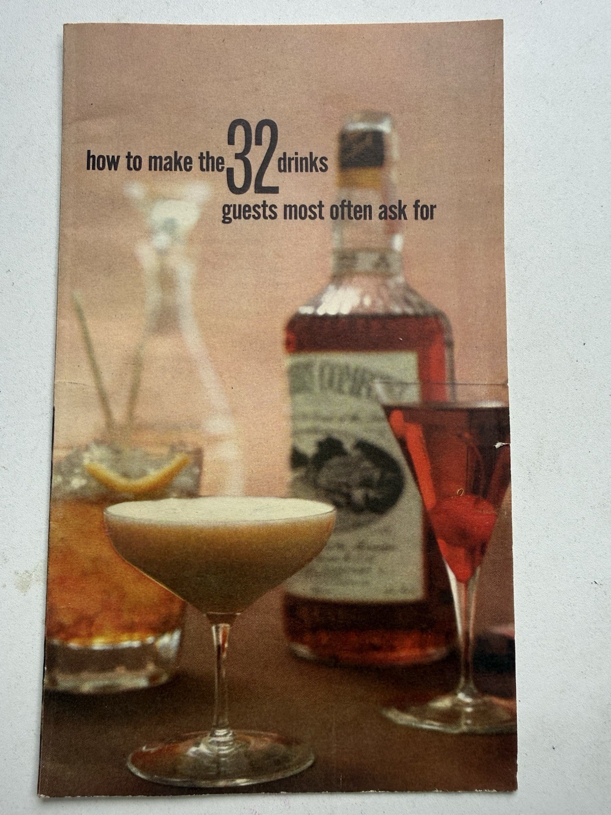 Vintage 1959 Mixed Drink Advertising Bar Booklet Ephemera Southern Comfort +