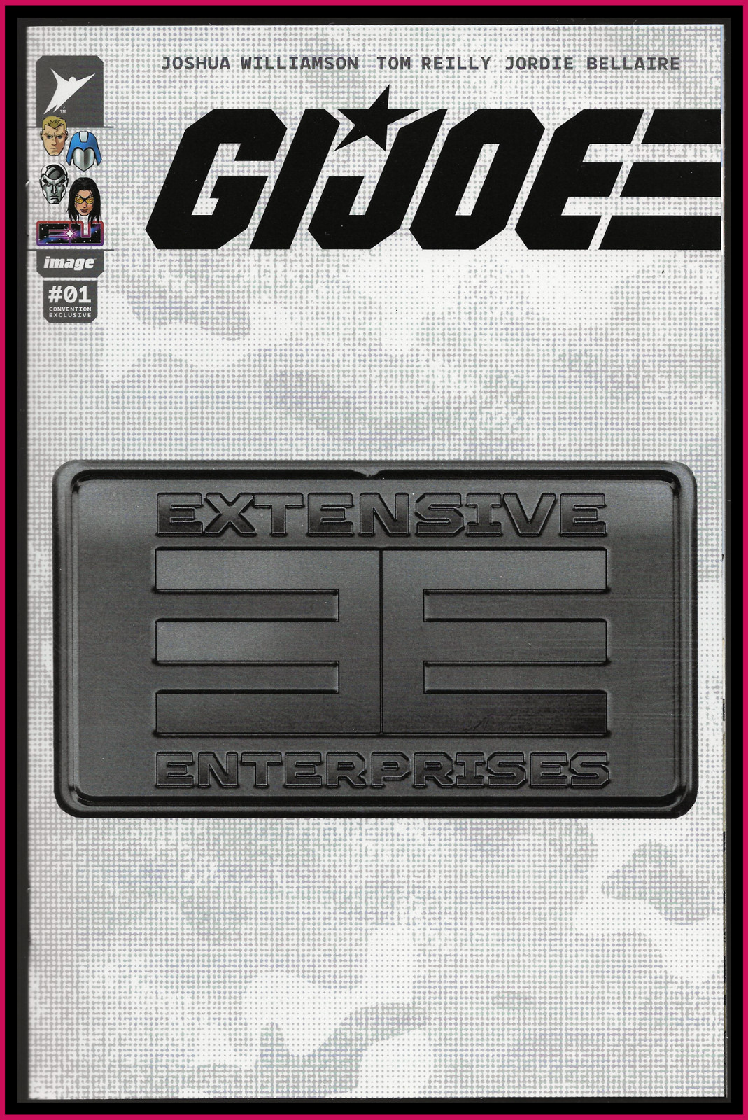 GI JOE #1 ASHCAN (2024) EXCLUSIVE EXTENSIVE ENTERPRISES LOGO FOIL VARIANT NM+