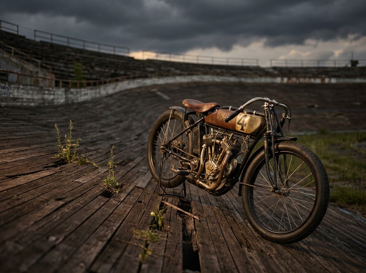 pt335 1914 Indian Board Track Racer Motorcycle Photograph 8X10 pt335 1914 Indian Board Track Racer Motorcycle Photograph 8X10
