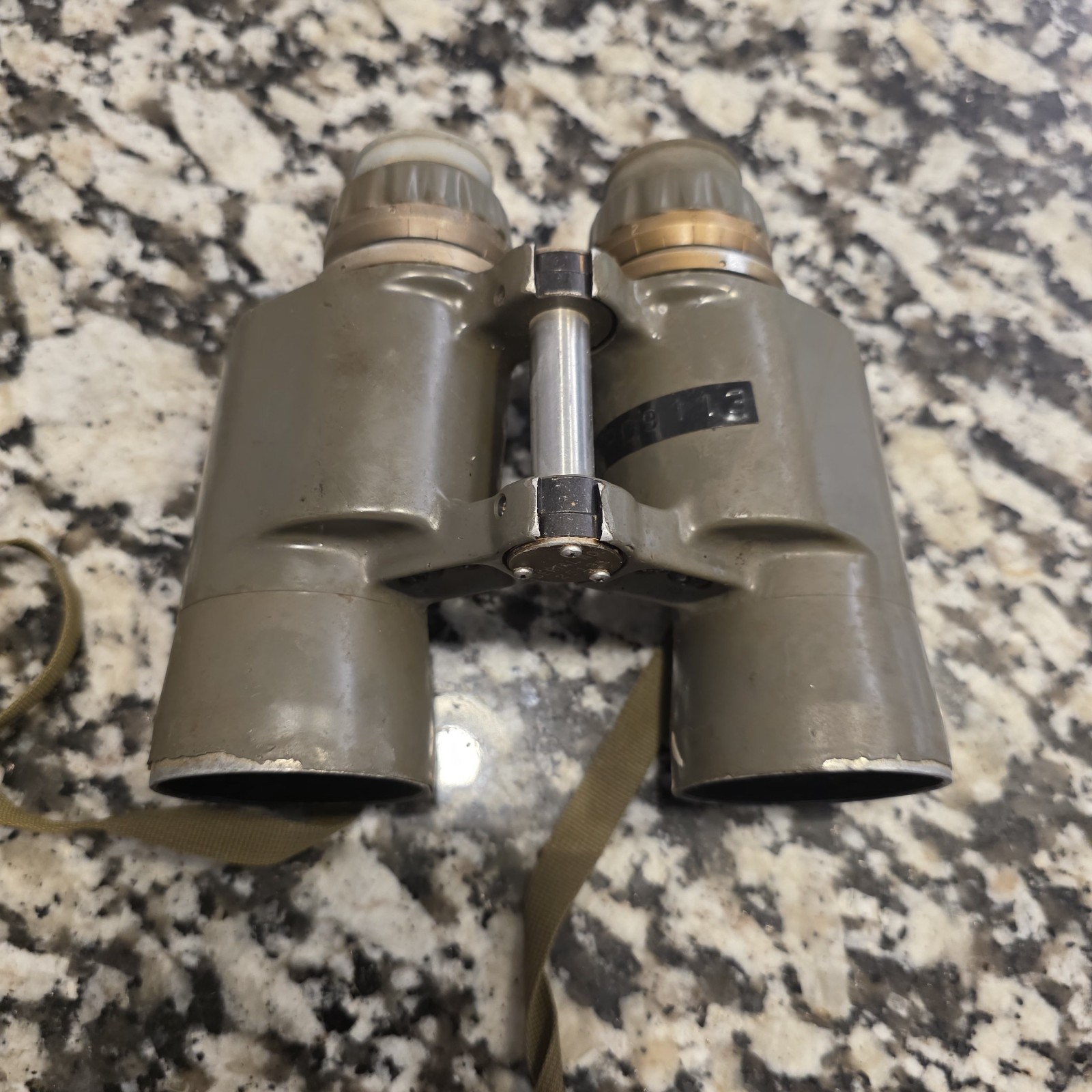 Vintage Post-Vietnam / Desert Storm era US Military M19 Binoculars 7x50 & Strap