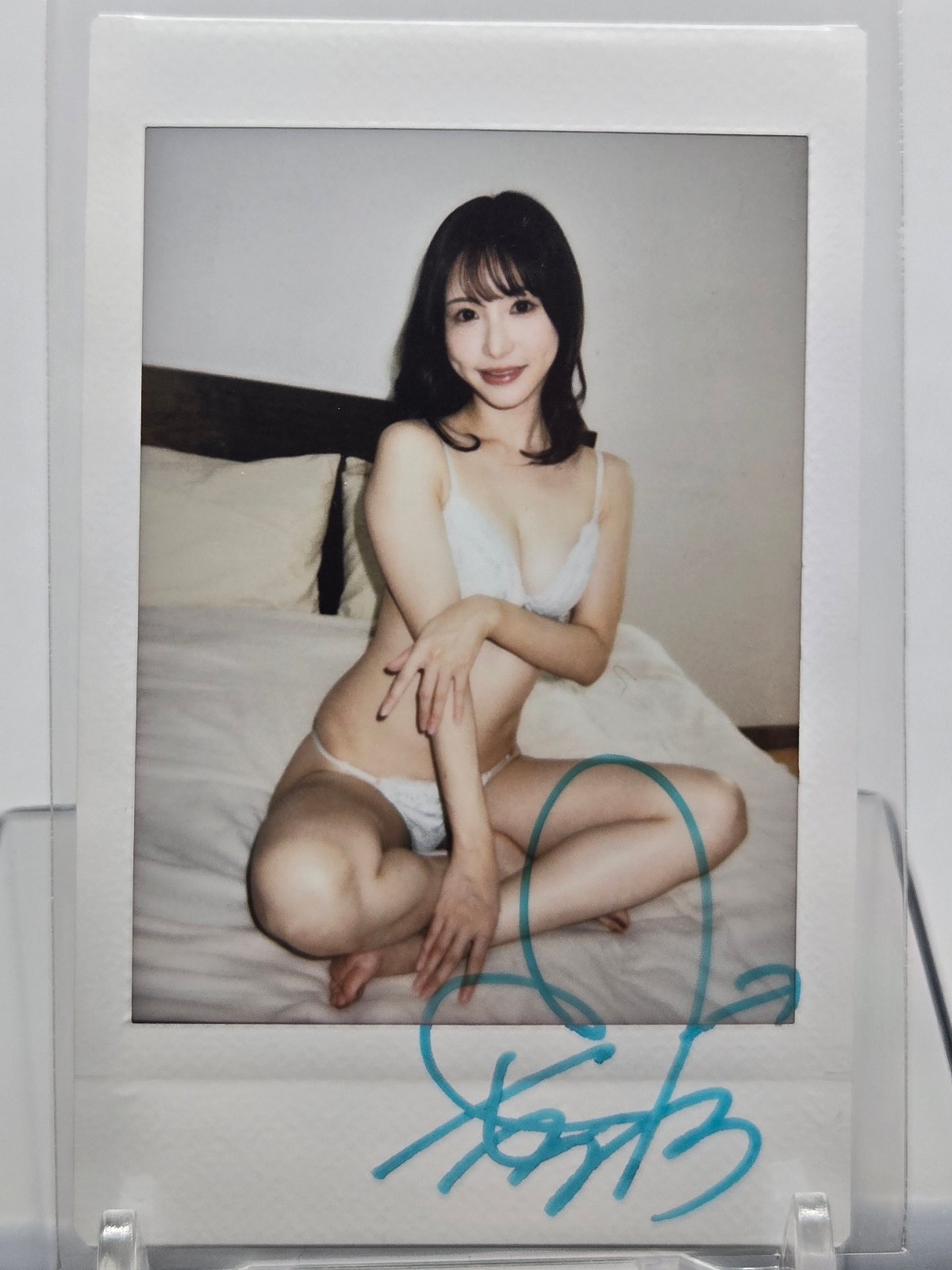 Amatsuka Moe 天使もえ Auto Autographed Instax Signed Cheki Photo Japanese AV Idol