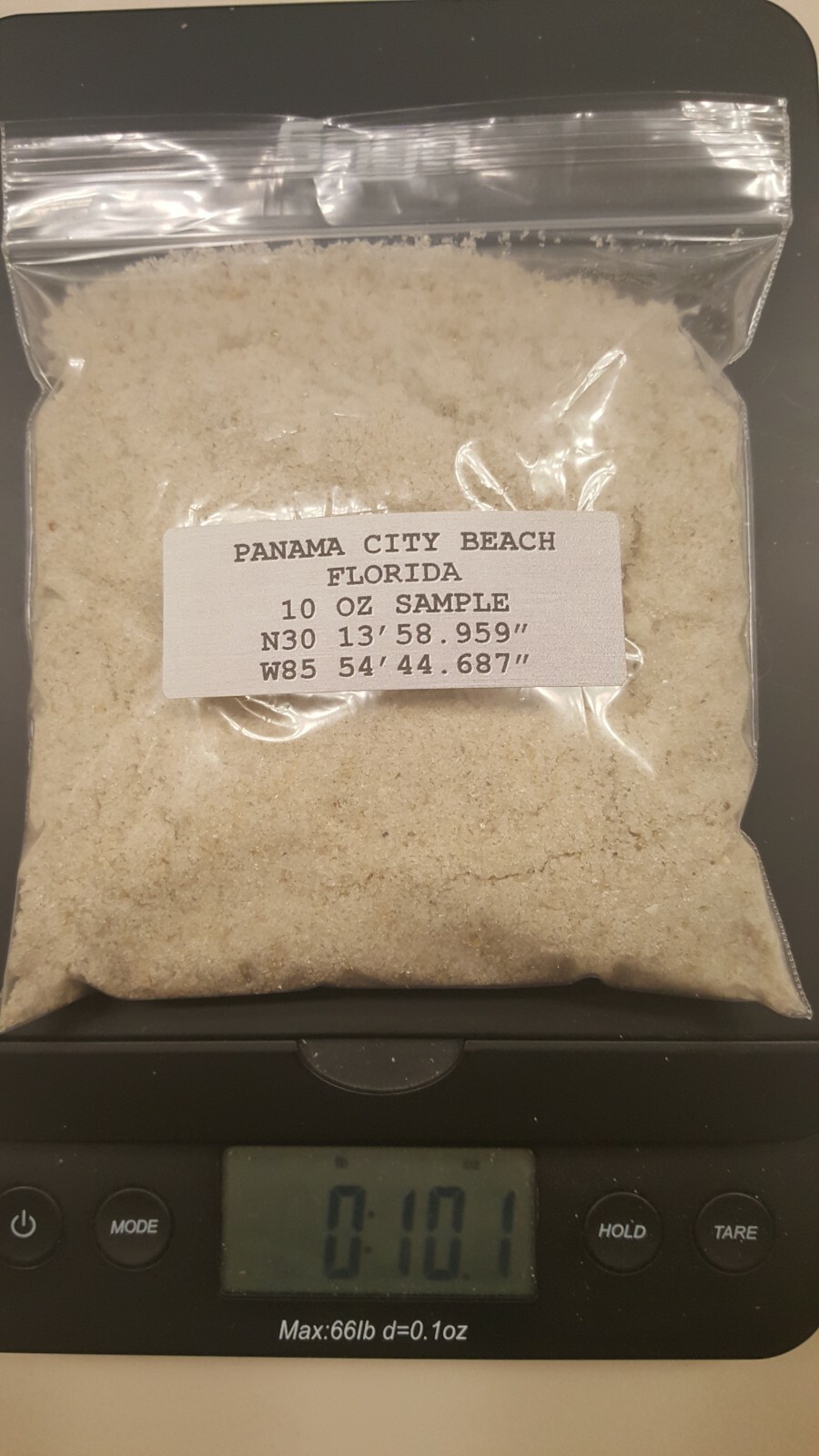 PANAMA CITY BEACH ~ PANAMA CITY, FLORIDA ~10 oz BEACH SAND SAMPLE