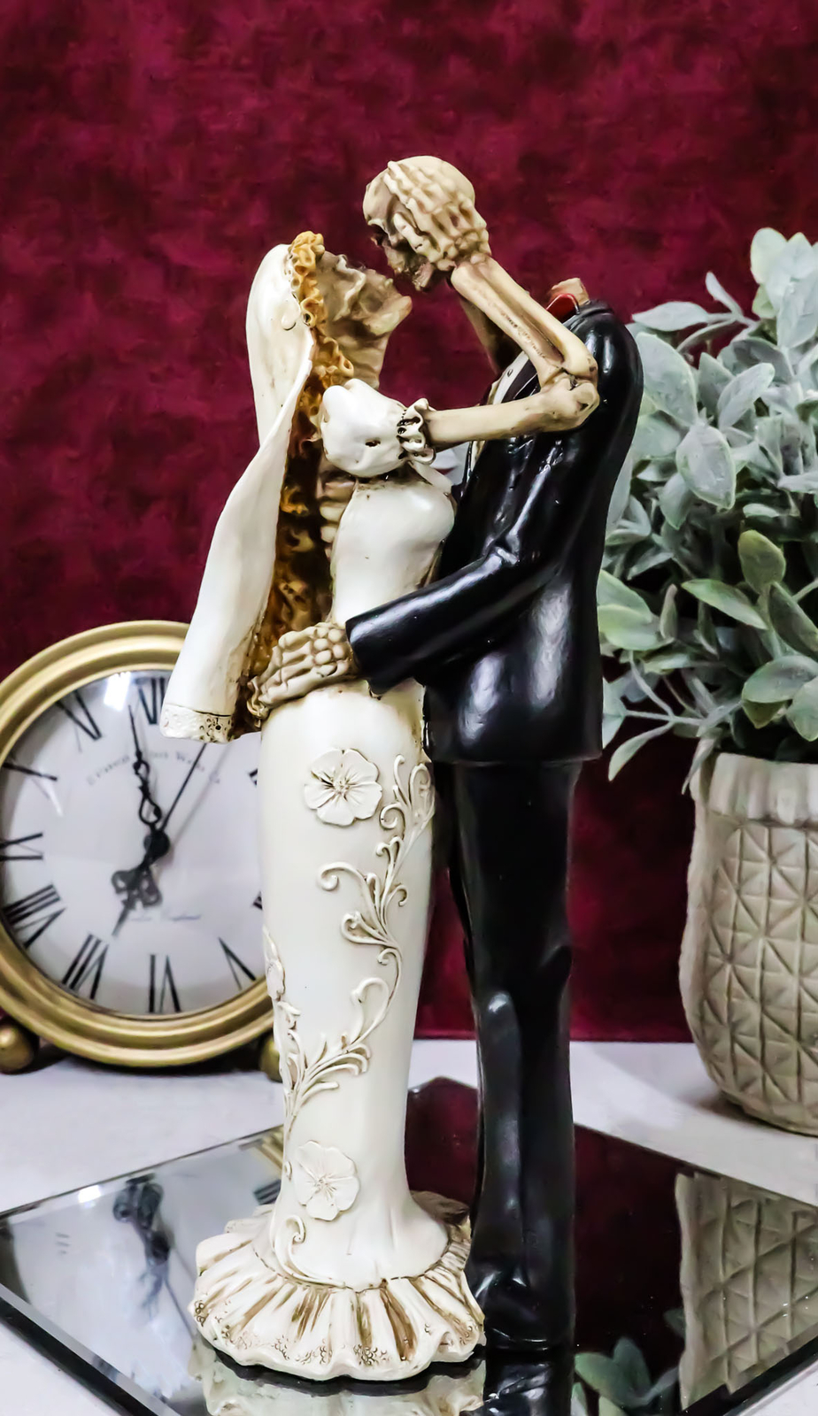 Ebros Day of The Dead Wedding Skeleton Bride & Groom Lovers Figurine 11.25\ Ebros Day of The Dead Wedding Skeleton Bride & Groom Lovers Figurine 11.25\