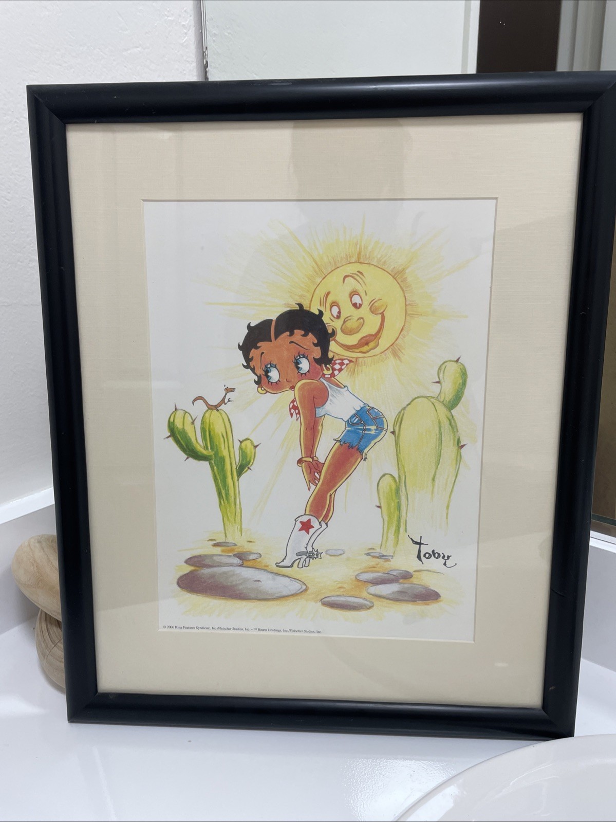 Classic Betty Boop Art Print by Toby Bluth (2006) w/ Certificate – Rare Classic Betty Boop Art Print by Toby Bluth (2006) w/ Certificate – Rare