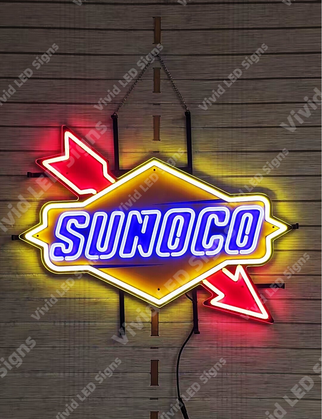 Sunoco Gas Motor Oil Gasoline 24\