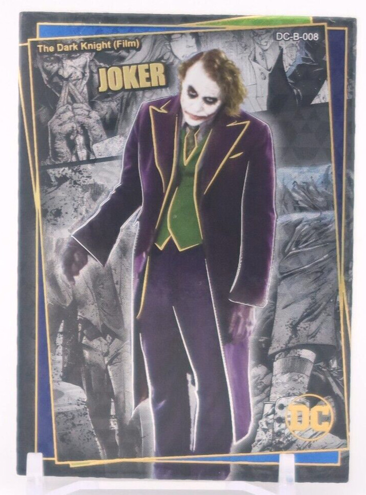 2022 DCEU Trading Cards HEATH LEDGER THE JOKER #DC-B-008 BATMAN
