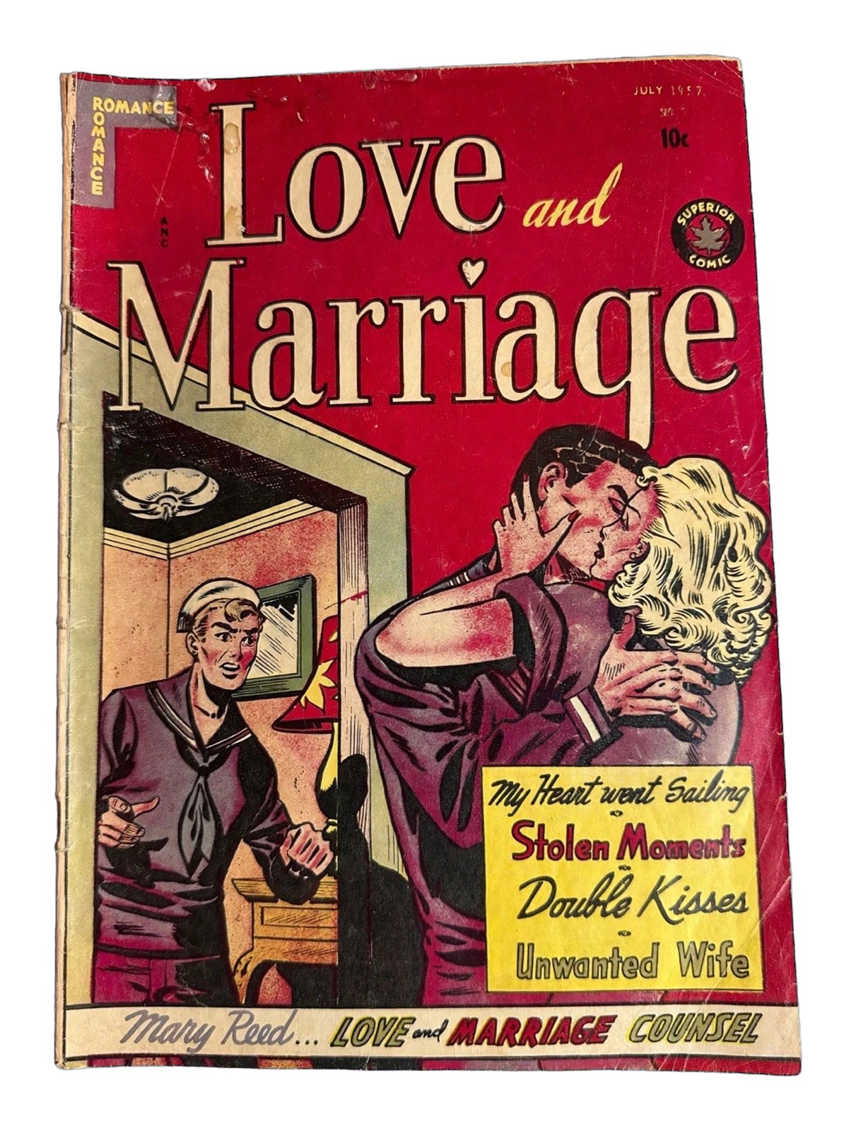 Love and Marriage #3 July 1957 Superior Romance Comic 10c Golden Age SCARCE