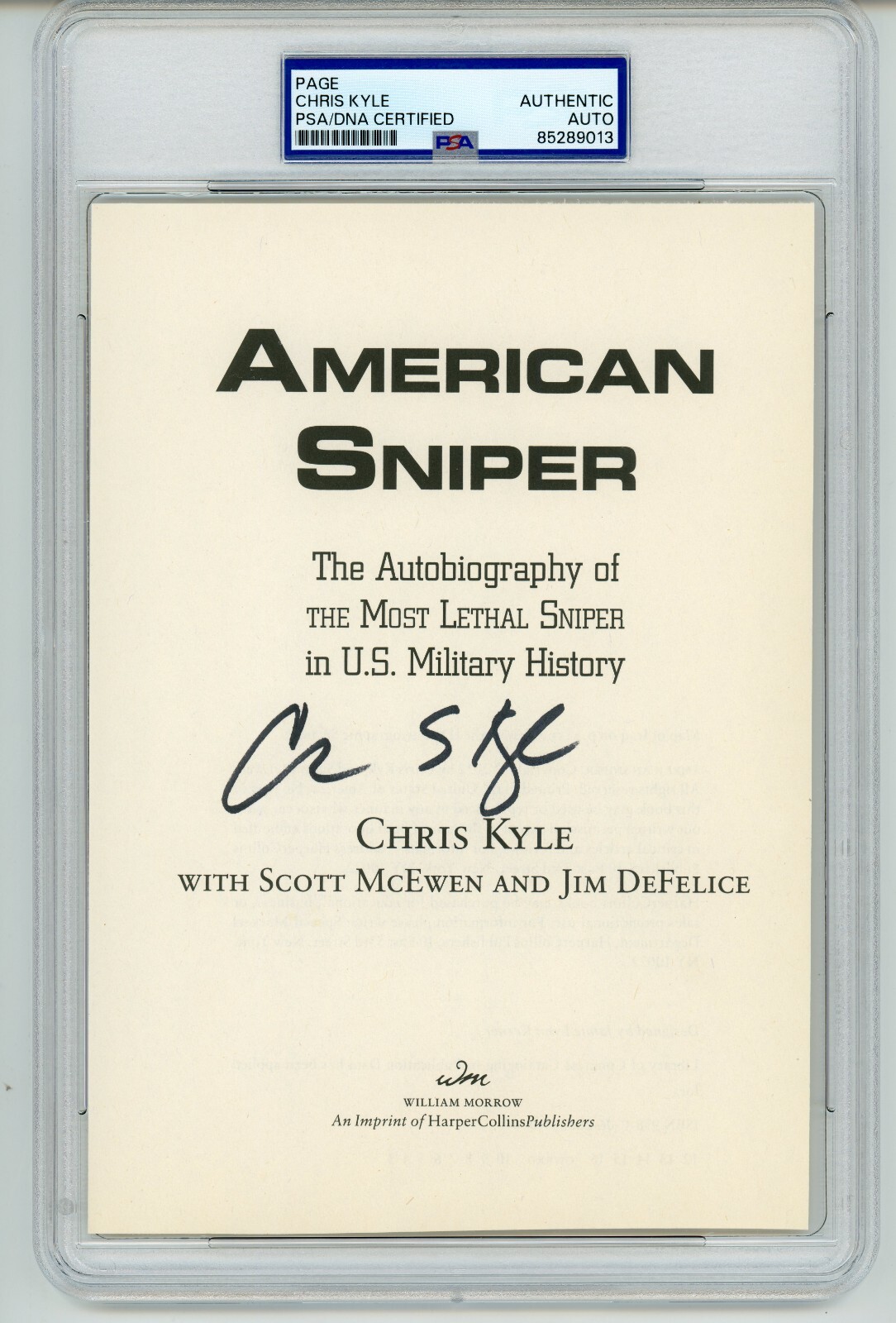Chris Kyle ~ Signed Autographed Chris Kyle ~ Signed Autographed