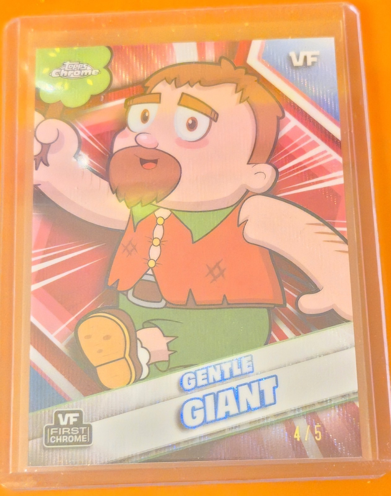 2026 Topps Chrome VeeFriends Gentle Giant Red 4/5 Topps Chrome 2026 Topps Chrome VeeFriends Gentle Giant Red 4/5 Topps Chrome