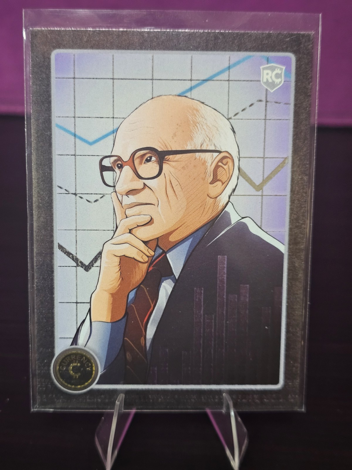 2023 Cardsmiths Currency Series 2 Iced Foil #3 Milton Friedman 