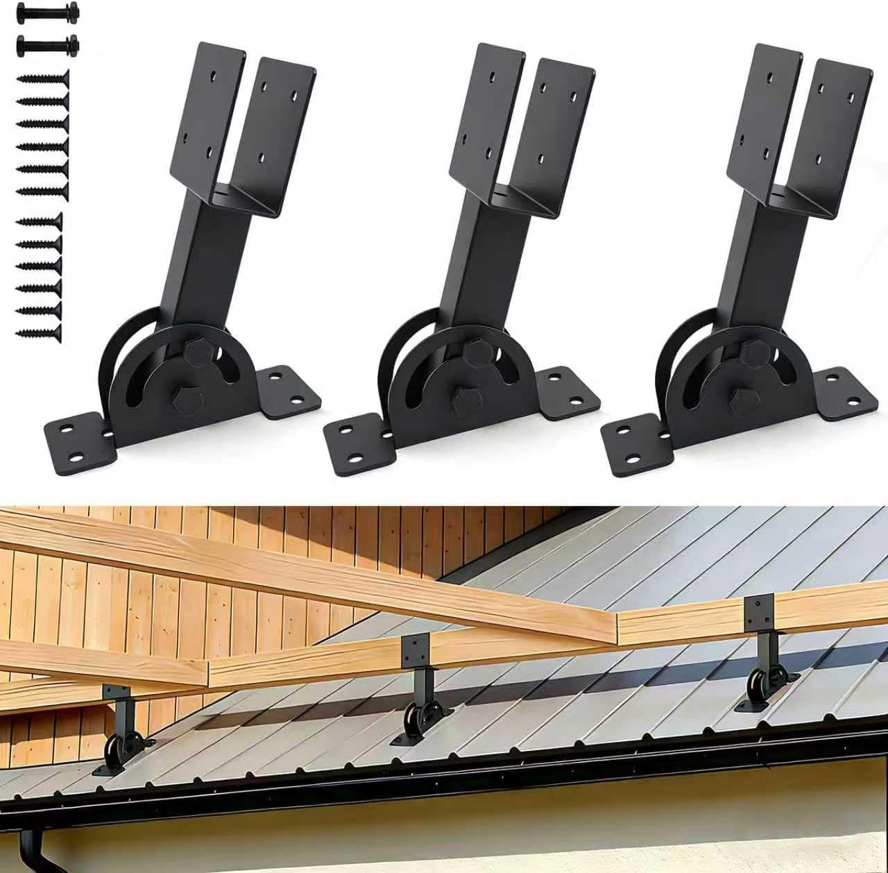 2X4 Heavy Duty Roof Riser Brackets Kit 3 Pcs, 2X4 Heavy Duty Roof Riser Brackets Kit 3 Pcs,