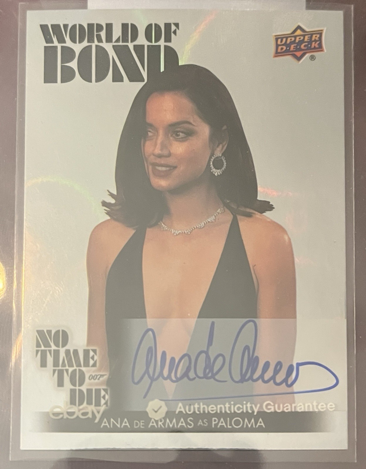 SALE COA 2025 JAMES BOND ANA de ARMAS NO TIME TO DIE WORLD OF AUTO EBAY PSA