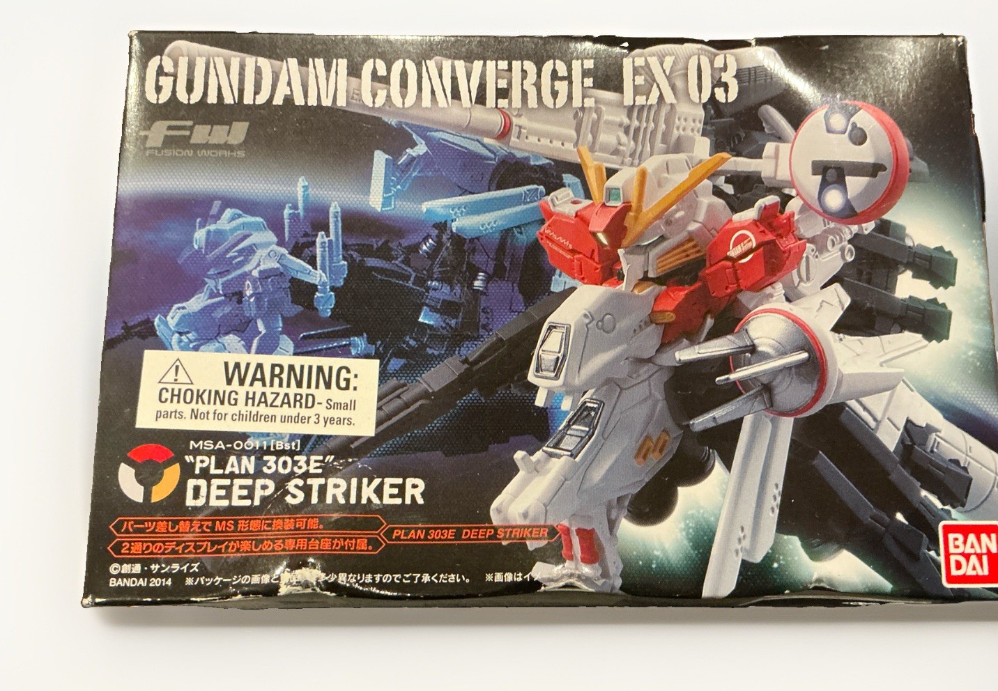 Rare FW Gundam Converge EX 03 Plan 303E Deep Striker Figure Open Box USA Seller
