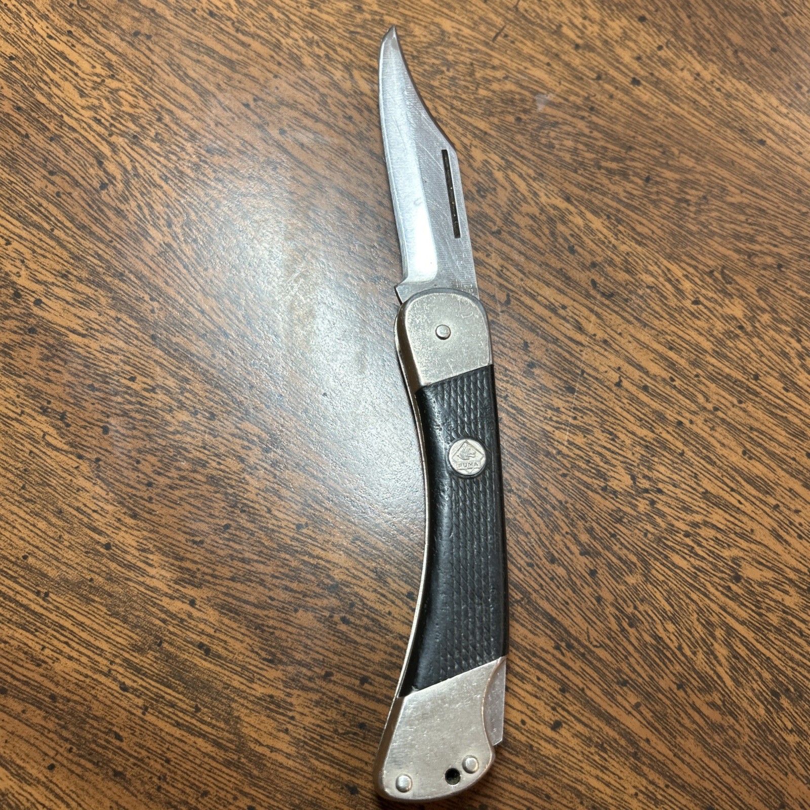 Vintage 1983 Puma 265 Germany Stainless Captain Lockback Pocket Knife Sheath