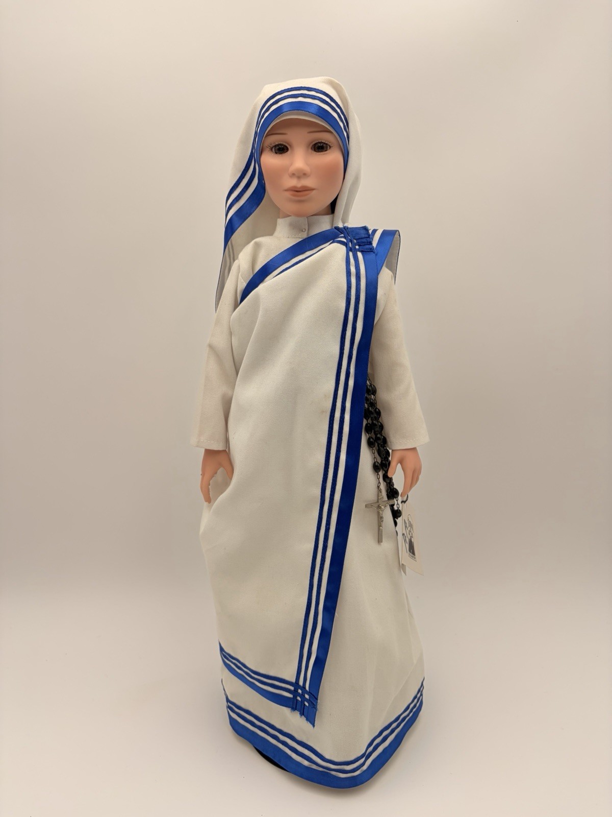 Blessings Nun Doll - Missionary Of Charity - Brown Eyes- Religious Catholicism Blessings Nun Doll - Missionary Of Charity - Brown Eyes- Religious Catholicism