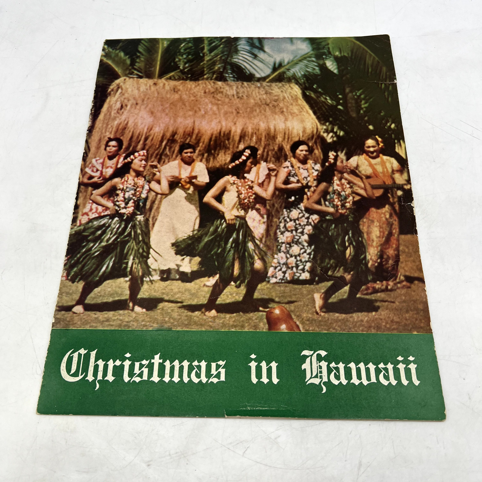 1938 Hawaiian Dinner Menu Program 