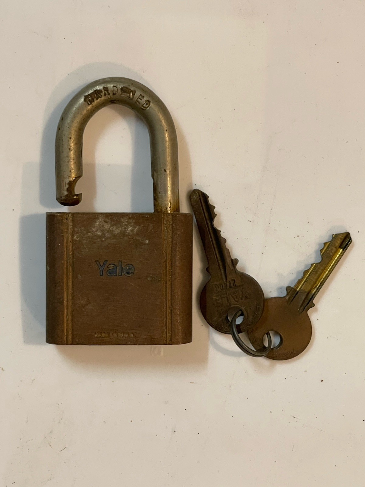 Vintage Yale Lock and Keys Padlock USA