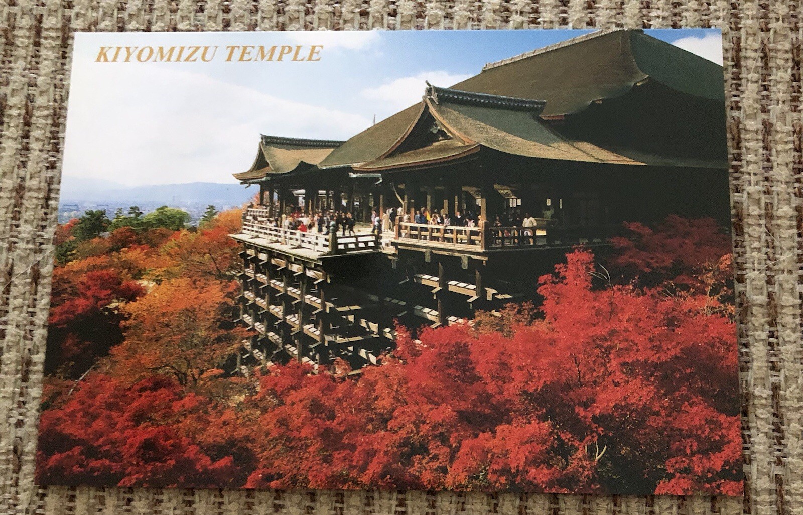 Unused Postcard - Kiyomizu Temple - Kyoto - Japan