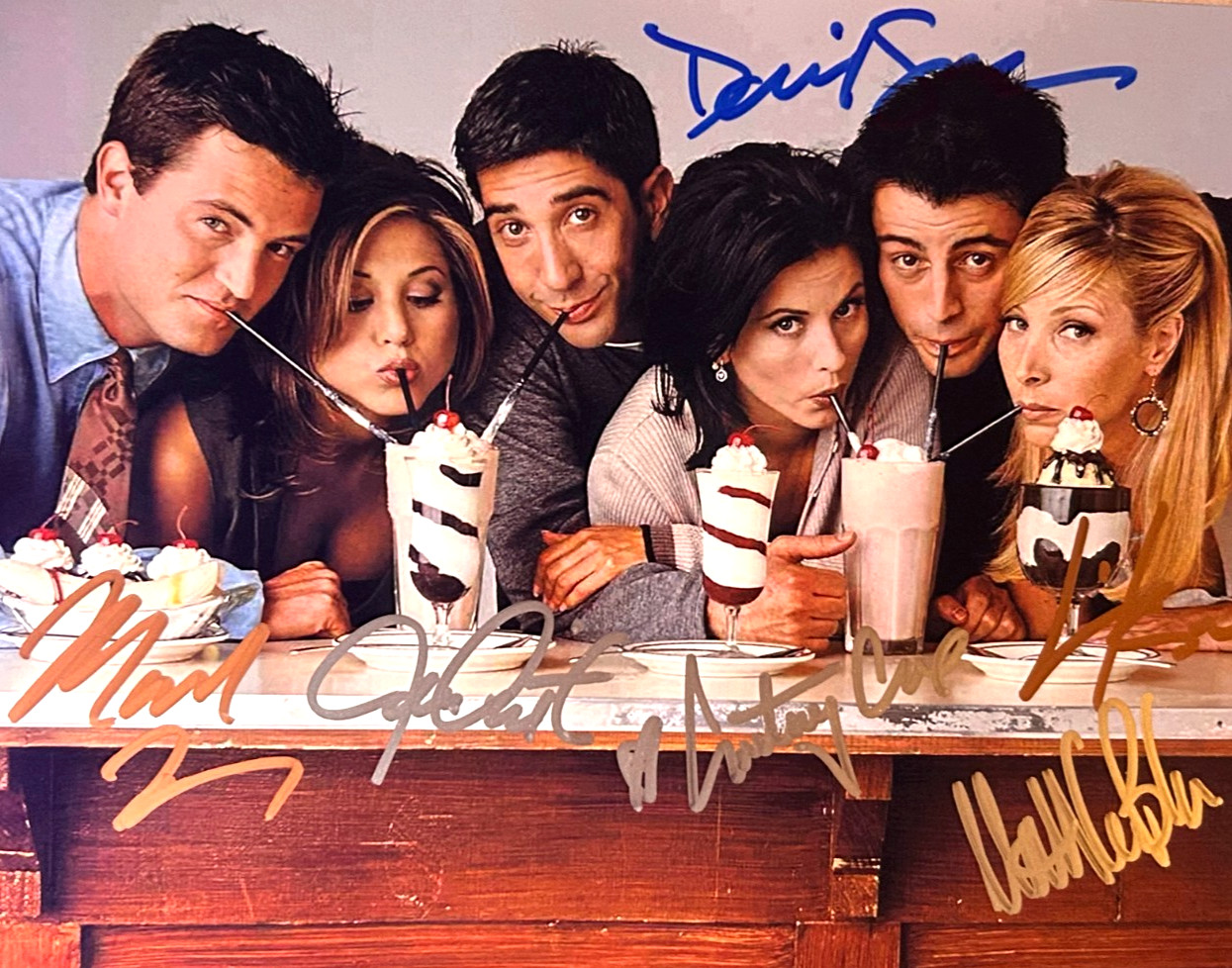 FRIENDS Cast Signed (x6) Autographs 8x10\