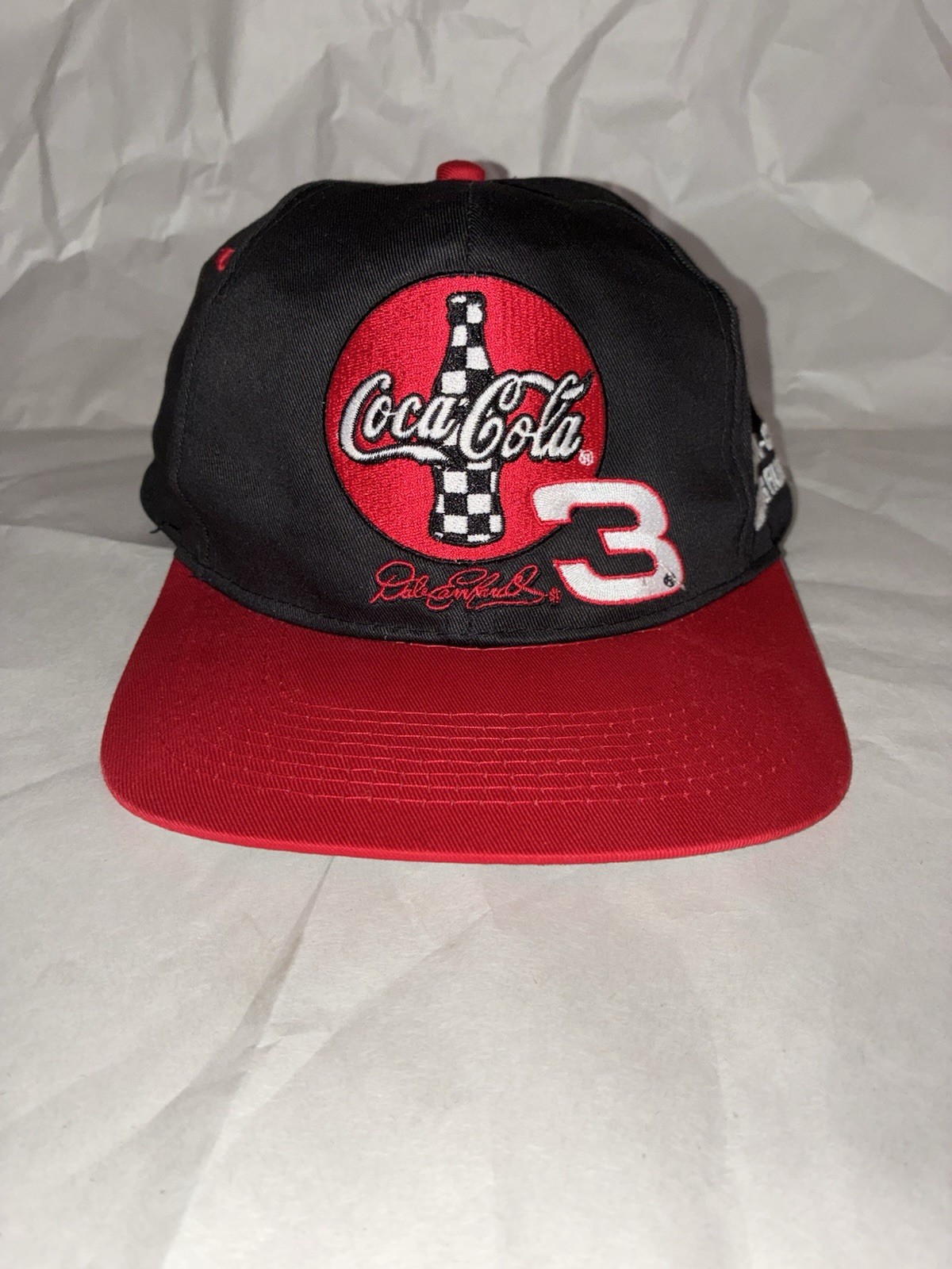 Vintage 1998 Dale Earnhardt 3 Coca Cola Racing Family Snapback Hat NASCAR Chase