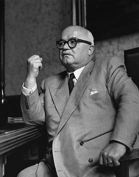 Hoffmann Johannes Politician D CVP Saarland around 1955 Old Photo