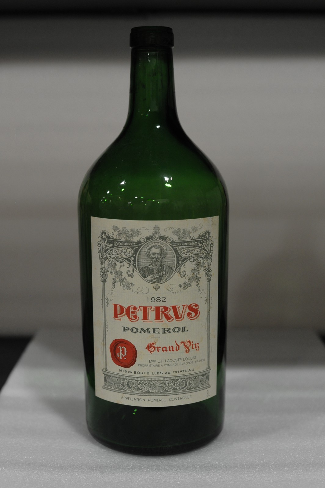 1982 Chateau Petrus 3L  **EMPTY BOTTLE**