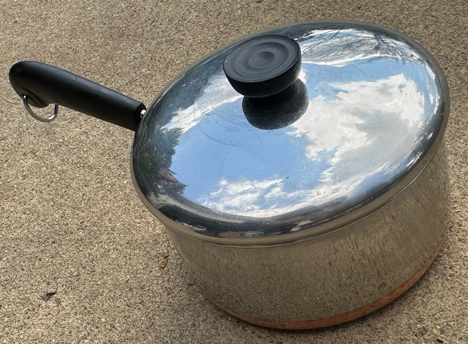Revere Ware Copper Bottom 2 QT 94 l with Cover (USA) - Pre Owned