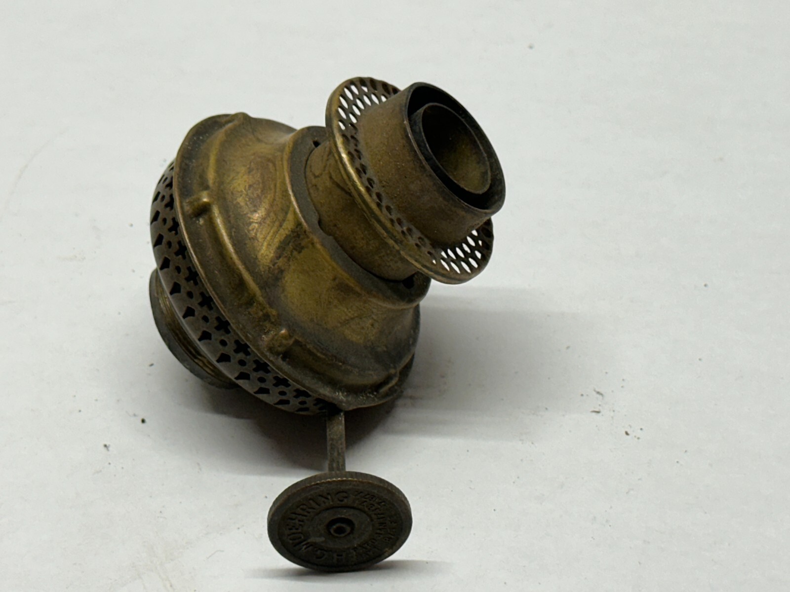 Antique Brass Oil Lamp Burner \