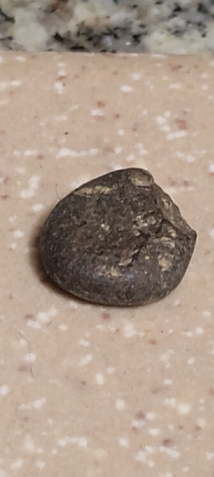 Small Dark Rough Stone Specimen, Natural Rock (Unidentified)