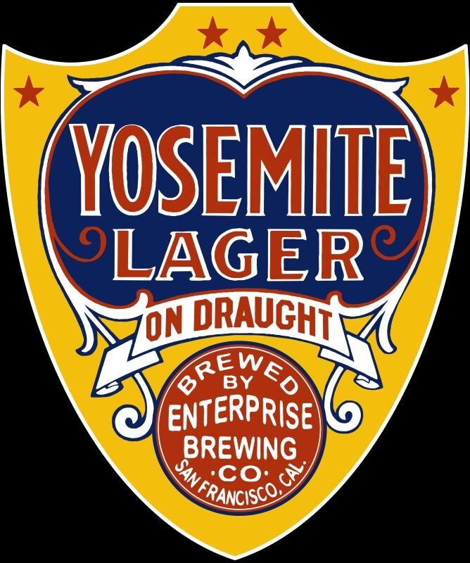 Yosemite Lager Beer of San Francisco DIECUT NEW 28
