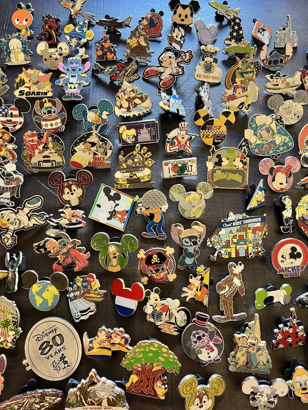 DISNEY PIN MYSTERY PACKS W/ LTD EDITION PINS MIXED IN — 3 PINS IN EACH PACK