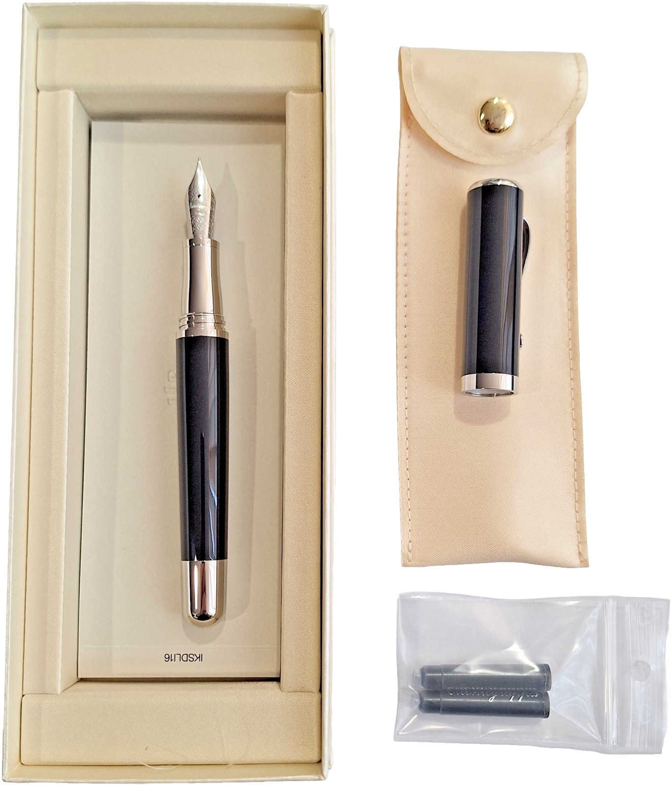 MONTEGRAPPA FIRM BLACK LTD FOUNTAIN PEN