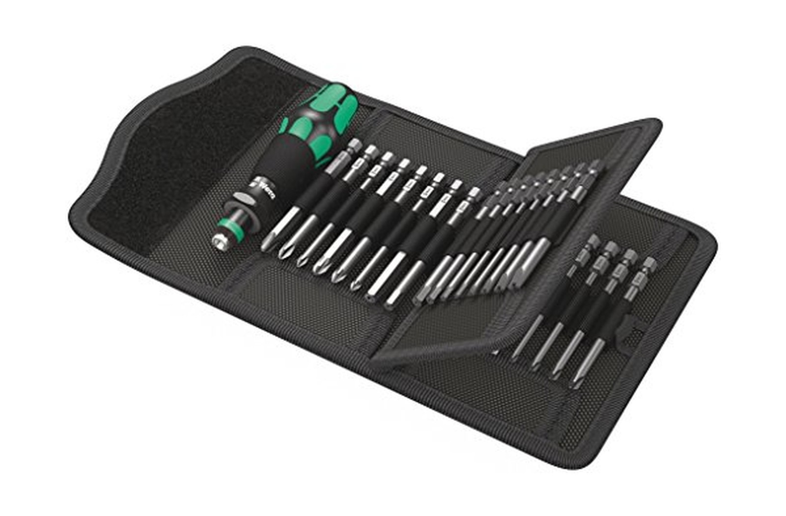 Wera Kraftform Kompakt 62 Bitholding Screwdriver and Pouch Set, 33-Pieces Wera Kraftform Kompakt 62 Bitholding Screwdriver and Pouch Set, 33-Pieces