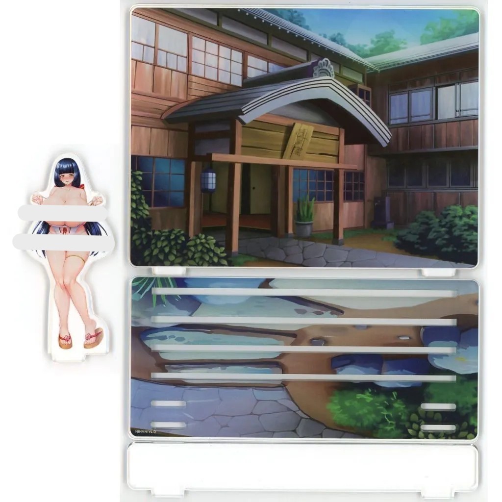 Taimanin RPGX Asagi Pickup Diorama Acrylic Stand Mikami Chizu Comiket 107 LTD