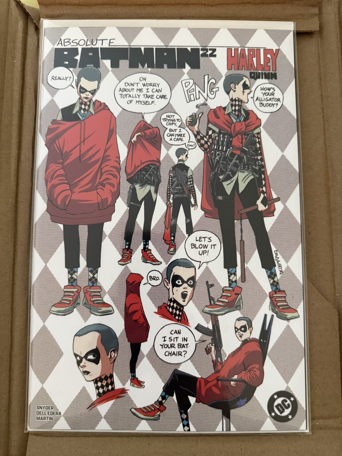 ABSOLUTE BATMAN #22 FELIX COMIC ART NICK DRAGOTTA DESIGN