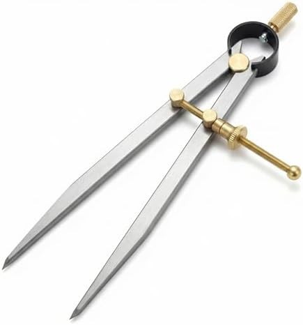 Precision Spring Dividers Calipers, 7-7/8 Inch Flat Leg Divider for Geometry, Dr Precision Spring Dividers Calipers, 7-7/8 Inch Flat Leg Divider for Geometry, Dr