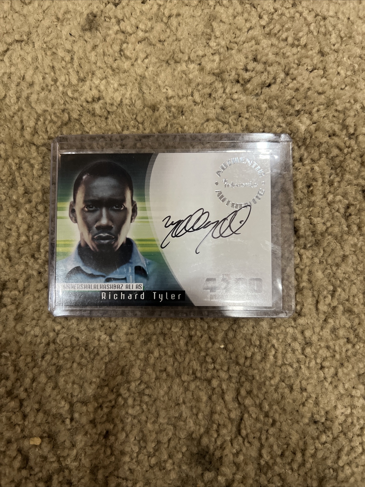 Inkworks Mahershalalhashbaz Ali as Richard Tyler “The 4400” Autograph A-13 2007 Inkworks Mahershalalhashbaz Ali as Richard Tyler “The 4400” Autograph A-13 2007
