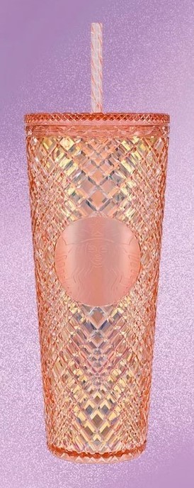 Starbucks 2021 Holiday Jeweled Rose Gold Iridescent Tumbler 24oz (Venti) - New Starbucks 2021 Holiday Jeweled Rose Gold Iridescent Tumbler 24oz (Venti) - New