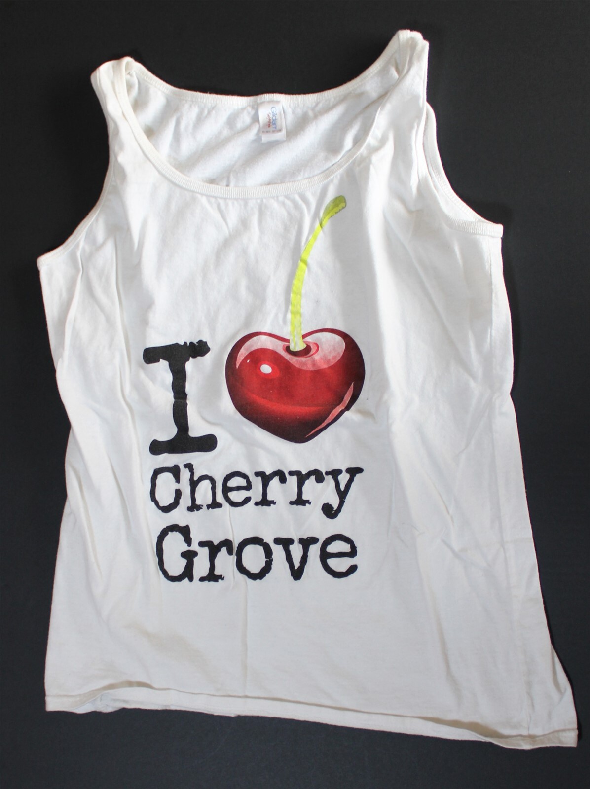 I Love Cherry Grove Vintage Gay Tank Top Gildan Softstyle M LGBTQ Fire Island I Love Cherry Grove Vintage Gay Tank Top Gildan Softstyle M LGBTQ Fire Island