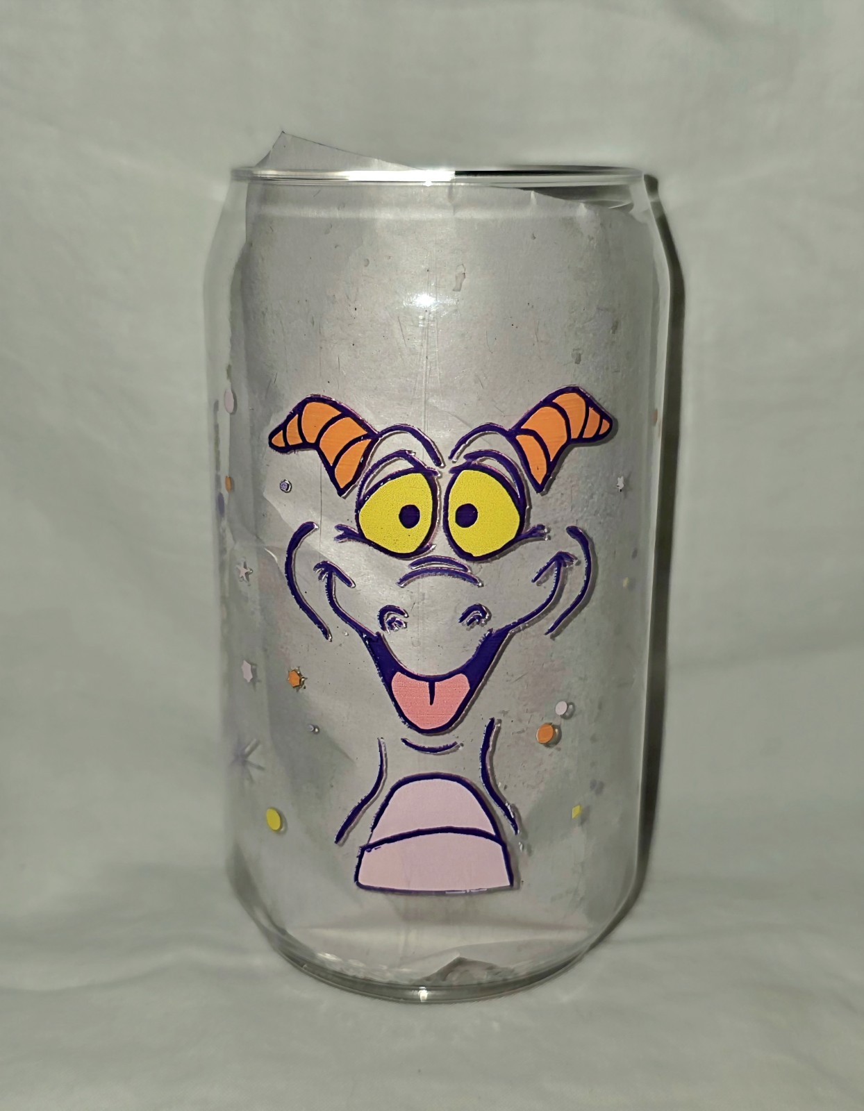 Epcot International Festival Of The Arts Figment Plastic Souvenir Cup Disney
