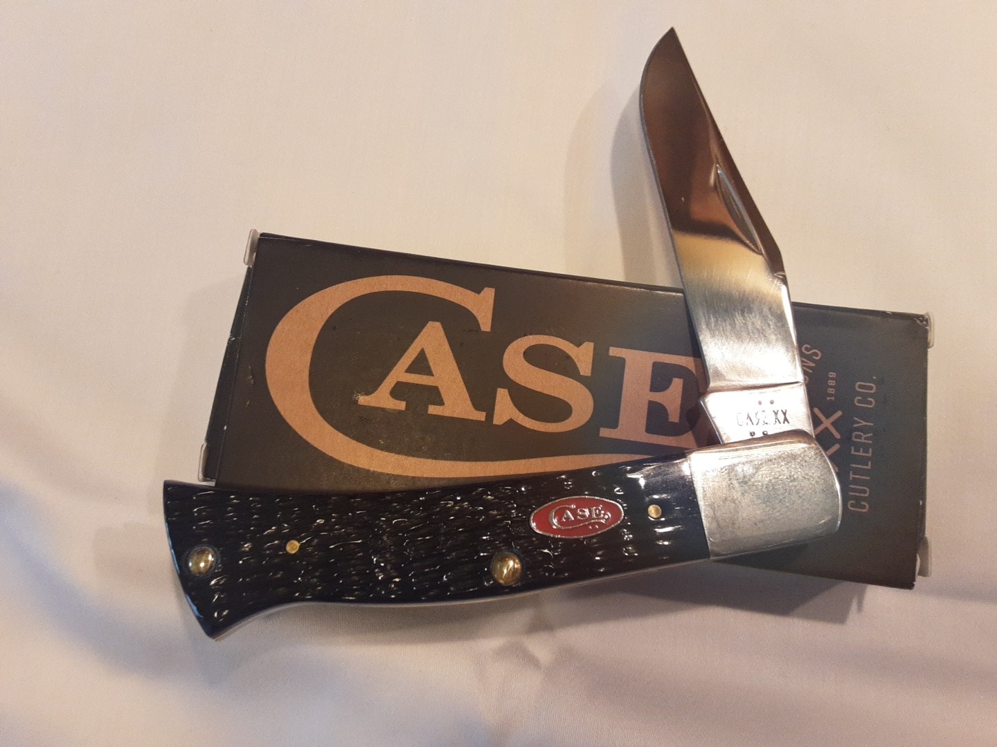 2026 Case XX Rogers Jig Navy Blue Bone Axe Handle SS (BR61135)