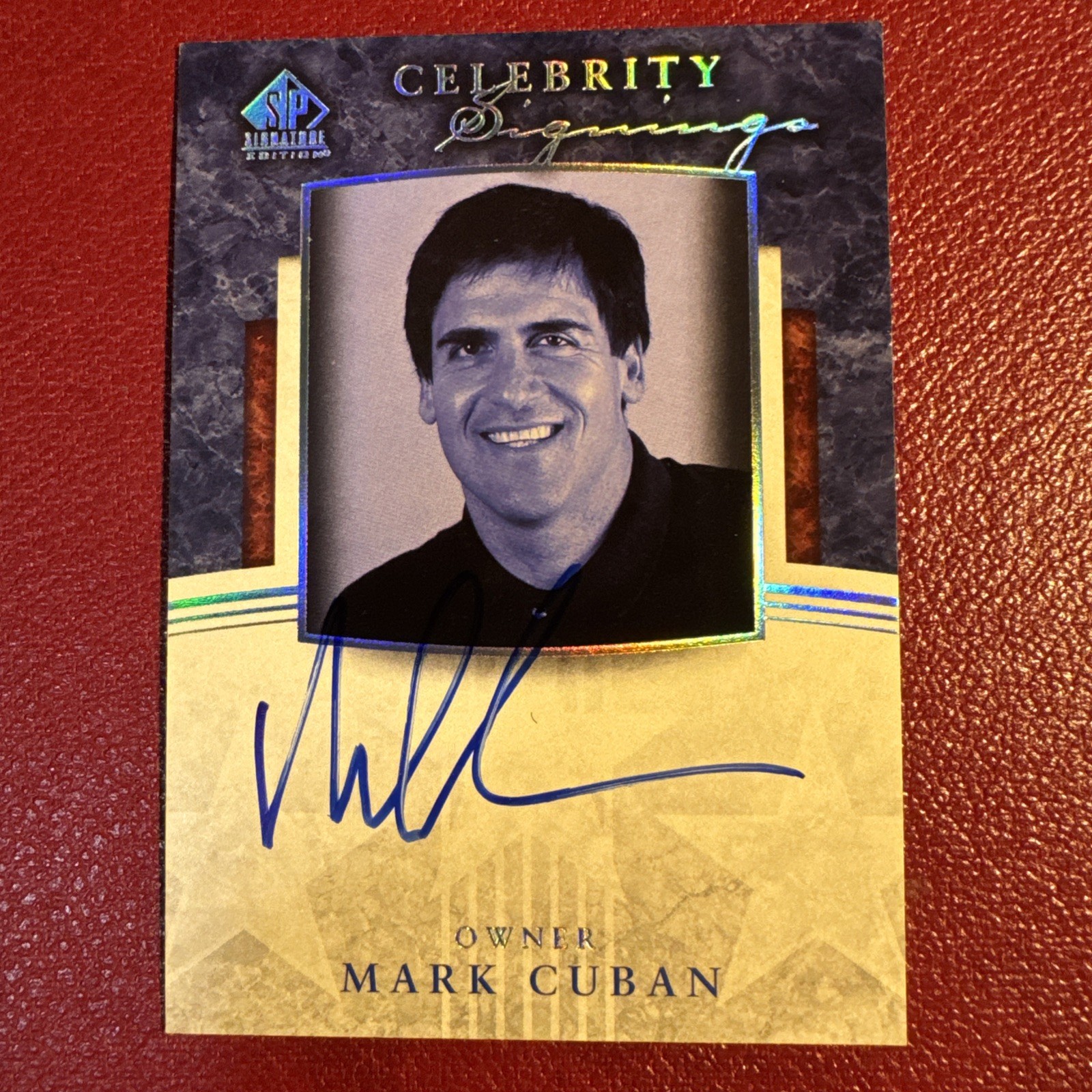 TURBO RARE 2005 SP Signature Edition CELEBRITY MARK CUBAN AUTO MAVERICKS
