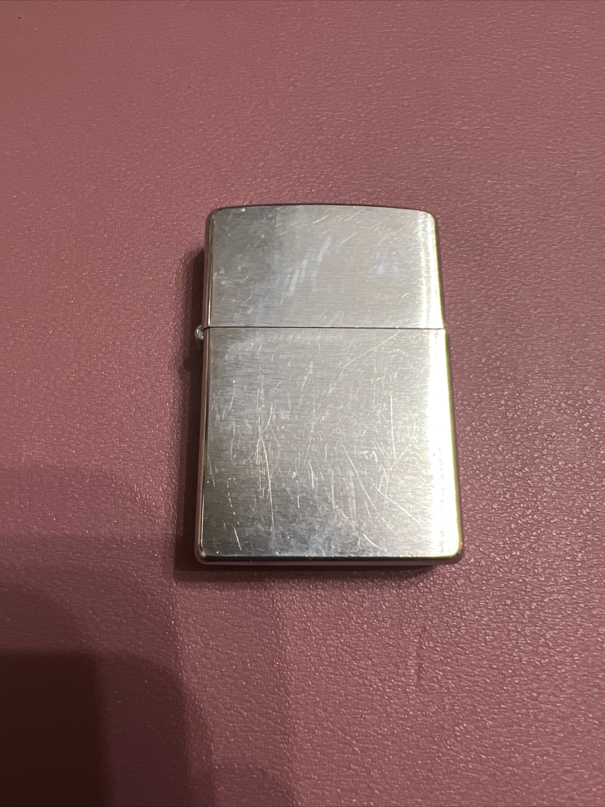 Zippo 2011 Satin Brushed Chrome Lighter Rare Nice