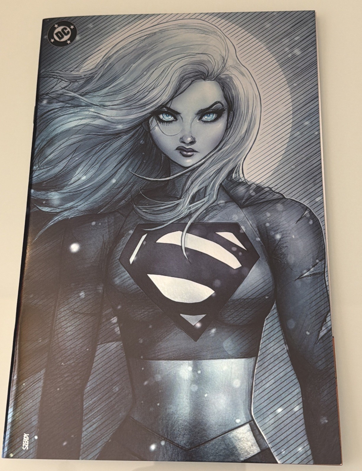 SUPERGIRL & LEGION #23 SDCC Blind Bag Variant Nathan Szerdy Virgin Foil /350