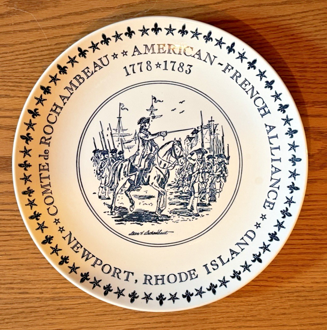 VINTAGE Kettlesprings Kilns Comte de Rochambeau Newport RI 10