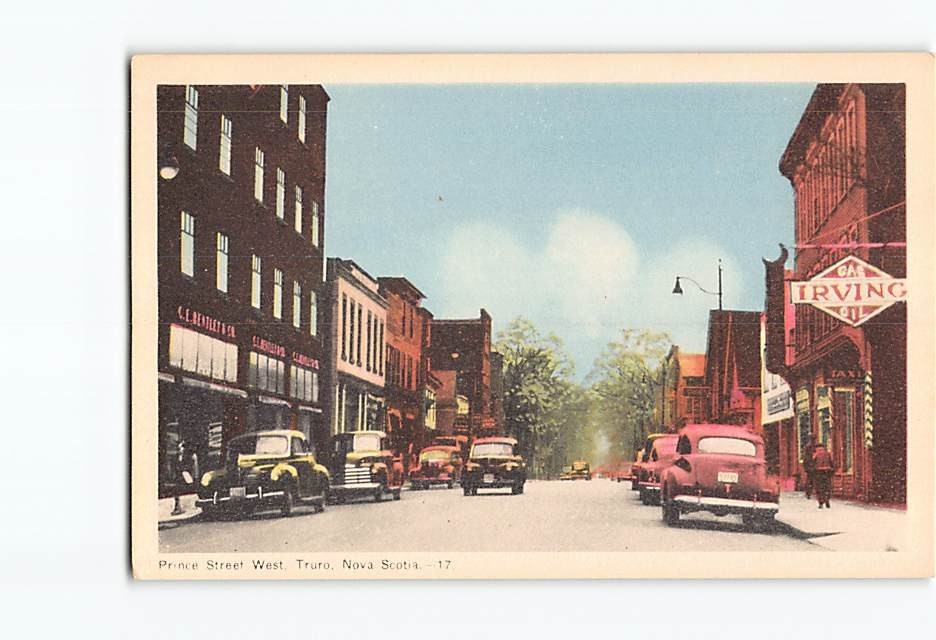Postcard Prince Street West Truro Canada