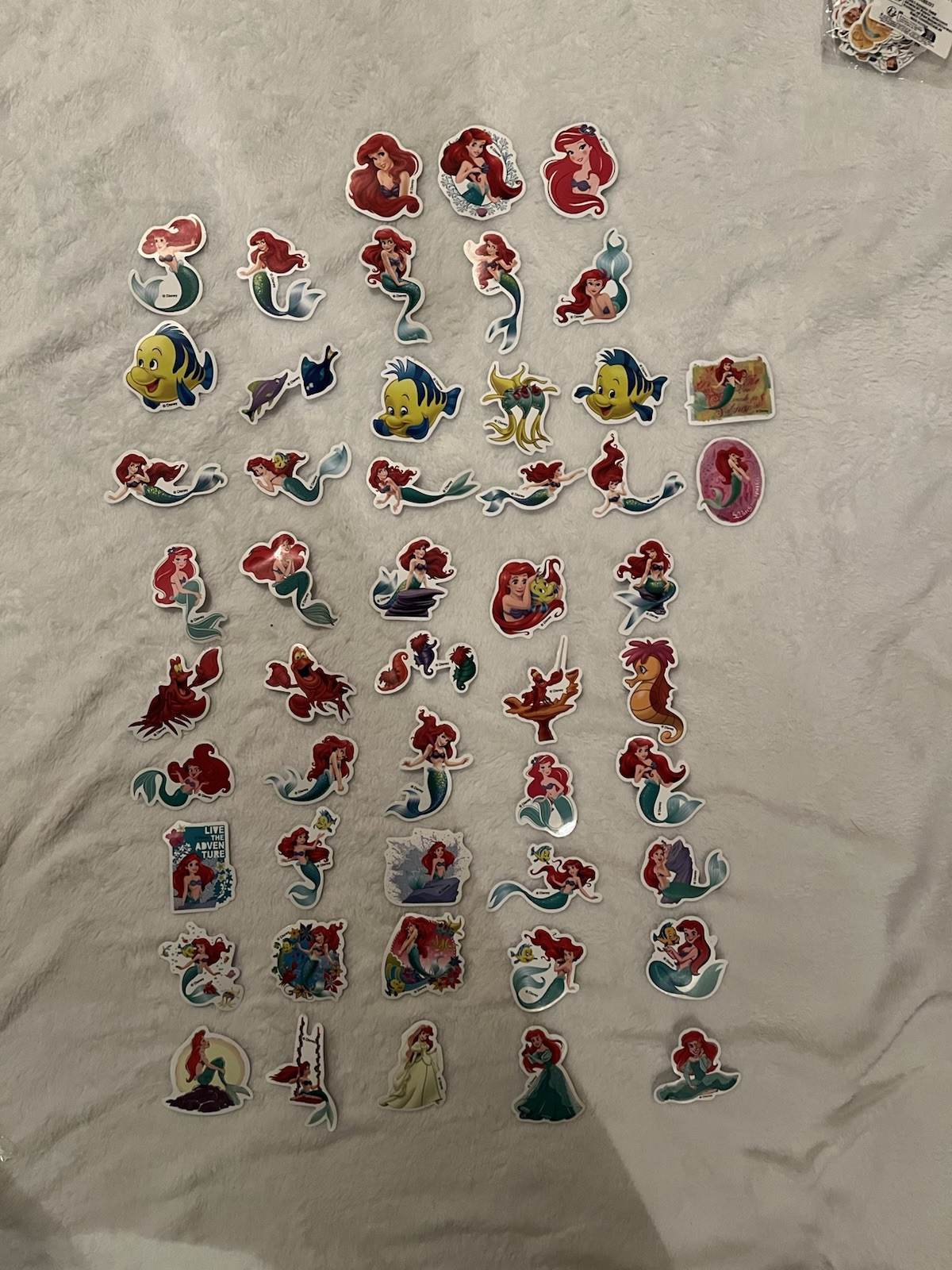 10 PCs Random ~2”x2” The Little Mermaid Stickers Ariel Flounder Sebastian 10 PCs Random ~2”x2” The Little Mermaid Stickers Ariel Flounder Sebastian
