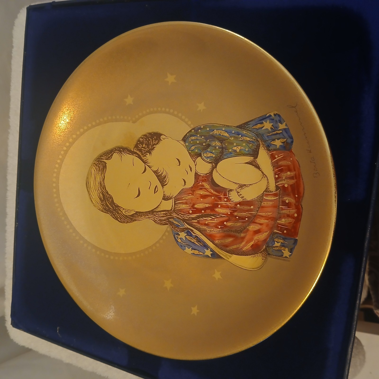 Schmid Tranquility by Sister Berta Hummel Plate w/Original Box & COA, 9 3/4\